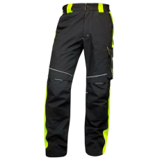 Ardon Neon munkavédelmi derekas nadrág fekete/sárga színben