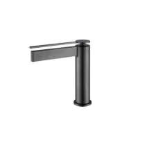 Arezzo design Elegant metál szürke álló egykaros kerámiabetétes mosdó csaptelep csaptelep