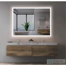 Arezzo design LED okos tükör állítható fényerő páramentesítő funkció+óra+hőmérő AR-6070 fürdőszoba bútor