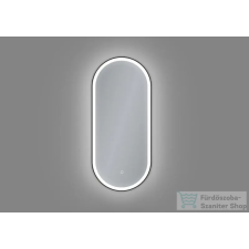 Arezzo design LED ovális okos tükör, fekete AR-3056BL fürdőszoba kiegészítő