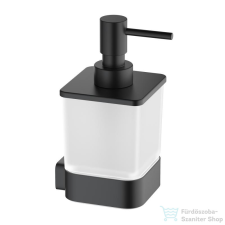 Arezzo design MONO folyékony szappantartó, fekete AR-120039B fürdőszoba kiegészítő