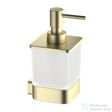 Arezzo design MONO folyékony szappantartó, szálcsiszolt arany AR-120039BG fürdőszoba kiegészítő