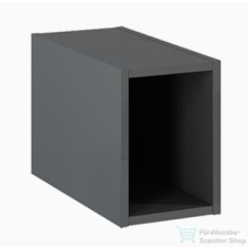 Arezzo design Monterey Slim nyitott elem magasfényű antracit színben AR-167100 fürdőszoba bútor