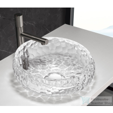Arezzo design PRISMA üvegmosdó, 40 cm, AR-M347CL szaniter