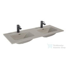 Arezzo design SKAPPA 120 cm-es dupla mosdó, matt bézs AR-146072 szaniter