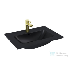 Arezzo design SKAPPA 60 cm-es mosdó, matt fekete AR-146060 szaniter