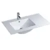Arezzo design Texas 90x46 mosdótál balos beépíthető mosdókagyló