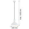  Argon SINES 4220 Függőlámpa 1x15W/E27 IP20
