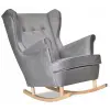  Ari Karosszék, Skandináv Hintaszék, Family Furniture, Szürke Monolit, Szürke