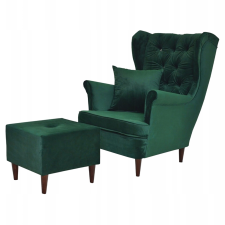  ARI szárnyas szék lábtartóval, skandináv Family Living Room Furniture pasztell bútor