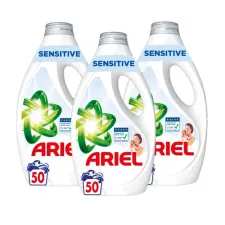 ARIEL Sensitive folyékony mosószer 3x2,25 liter (150 mosás) tisztító- és takarítószer, higiénia