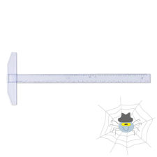 Aristo T-Vonalzó ARISTO fix fejjel 75 cm víztiszta vonalzó