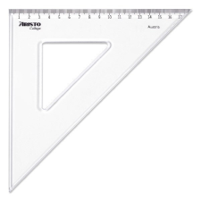 Aristo Vonalzó ARISTO College háromszög 45 fokos 25 cm vonalzó