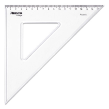 Aristo Vonalzó ARISTO College háromszög 45 fokos 25 cm vonalzó