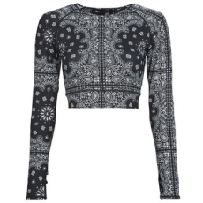 ARIZONA LOVE Hosszú ujjú pólók THE CROPPED TOP YOGA Fekete EU S