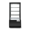 Arktic Bemutató vitrin 78L, Arktic, fekete, 230V/170W, 444x397x(H)940mm