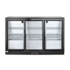 Arktic Hátsó hűtőrúd három tolóajtóval, Arktic, 308L, Fekete, 220-240V/160W, 1350x520x(H)865mm beépíthető gépek kiegészítői