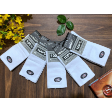 ARMANDO Férfi pamut Gumi nélküli zokni AMP308B 1cs/5pár fehér férfi zokni