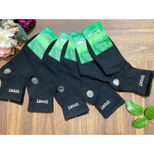 ARMANDO Férfi pamut sport boka zokni 1cs/5pár fekete férfi zokni