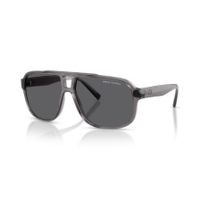 armani exchange AX4104S 823981 SHINY TRANSPARENT GREY GREY POLARIZED napszemüveg napszemüveg