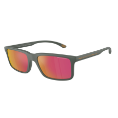 armani exchange AX4157SU 83776Q Matte Dark Green Mirror Orange napszemüveg