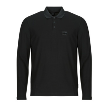 armani exchange Hosszú ujjú galléros pólók POLO SHIRT Fekete EU L férfi póló
