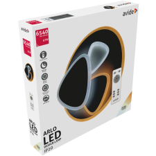 ARMIN TRADE KFT. Avide Design Mennyezeti Lámpa Arlo 67W(33.5+33.5) RF Távirányítóval | KÜLÖN CSOMAG | világítás