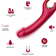  ARMONY – vibráló és forgó dildó, vörös színben vibrátorok