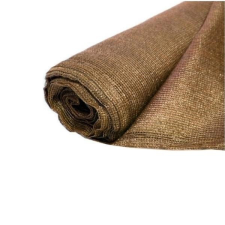  Árnyékoló háló medence fölé, kerítésre, BROWNTEX 2x50m barna 90%-os takarás medence kiegészítő