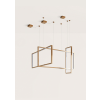 AROMAS DEL CAMPO FRAME bronz LED függesztett lámpa (C1246/90) LED 1 izzós IP20