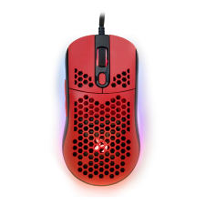 Arozzi Favo Ultra Light USB Gaming Egér - Fekete/Piros (AZ-FAVO-BKRD) egér