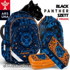 Ars Una anatómiai iskolatáska SZETT 4 részes - Black Panther (AU-F1) iskolatáska