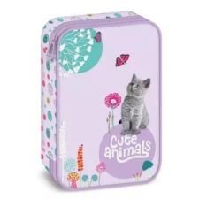 Ars Una Cute Animals: Cica mintás többszintes tolltartó, töltetlen tolltartó