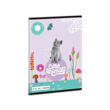 Ars Una : Cute Animals - Kitten cicás 3.osztályos vonalas füzet A/5 füzet
