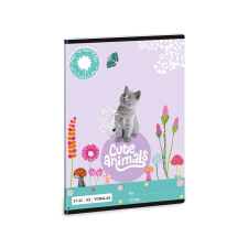 Ars Una : Cute Animals - Kitten cicás vonalas füzet A/5 füzet