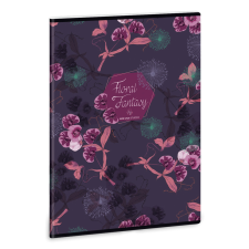 Ars Una Floral Orchidea A/4 extra kapcsos füzet-négyzethálós füzet