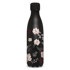Ars Una Flowery Black 24 Dupla falú Termosz kulacs 500ml - Fekete mintás (55813747) termosz