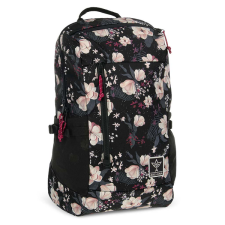 Ars Una : Flowery Black AU-17 iskolatáska, hátizsák 32x47x18cm iskolatáska