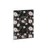 Ars Una : Flowery Black extra kapcsos sima füzet A/4