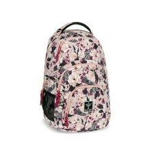 Ars Una : Flowery Pink virágos AU-2 iskolatáska, hátizsák 32x46x22cm iskolatáska