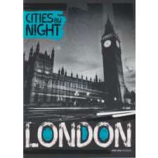 Ars Una Füzet A/5 kockás 27-32 40 lapos Cities By Night London UTOLSÓ DARABOK füzet
