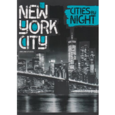 Ars Una Füzet A/5 kockás 27-32 40 lapos Cities By Night New York City UTOLSÓ DARAB füzet