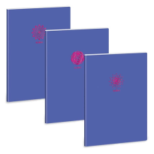 Ars Una Füzet ARS UNA A/4 40 lapos Extra kapcsos kockás  Soft Touch Violet Spring füzet