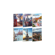 Ars Una Füzet vonalas ARS UNA A/4 40 lapos Extra kapcsos Cityscape füzet