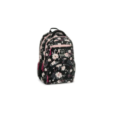 Ars Una Hátizsák ARS UNA ergonomikus 27L Flowery Black gyerek hátizsák, táska