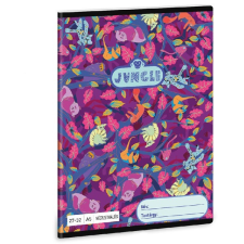 Ars Una Jungle 23 5259 A5 27-32 kockás füzet füzet