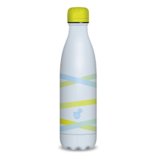 Ars Una Kulacs duplafalú ARS UNA fém BPA-mentes 500 ml Ribbon sárga kulacs, kulacstartó