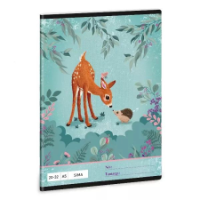 Ars Una My Secret Garden: Őzike mintás sima füzet - A5 füzet
