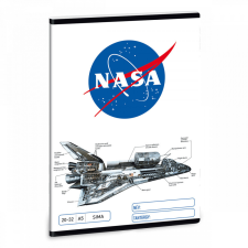 Ars Una NASA füzet A/5, sima, fehér füzet