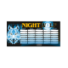 Ars Una : Nightwolf egylapos, kétoldalas órarend
